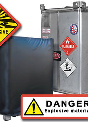 350 Gallon Explosion-Proof Tote Heater w/ Lid Cover - C1D2T4 (120V)