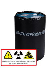 55 Gallon Hazardous Area Drum Heater 80°F Fixed (120V) – Powerblanket BH55-C1D2T4-100F
