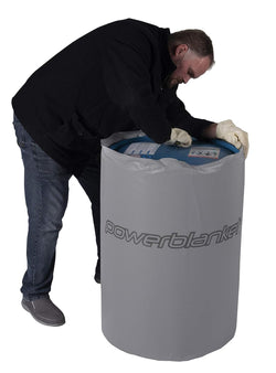 55 Gallon Insulated Drum Heater 100°F Fixed (120V) – Powerblanket Xtreme BH55RRG-100