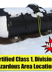500 Gallon Explosion-Proof Insulated Propane Tank Heating Blanket C1D2 (120V/240V)