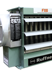 FX6 Explosion-Proof Forced Air Heater w/ Thermostat & Disc. Switch - Temp Code T3B
