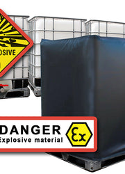 330 Gallon Explosion-Proof IBC Tote Heater w/ Lid Cover - C1D2T4 (120V)